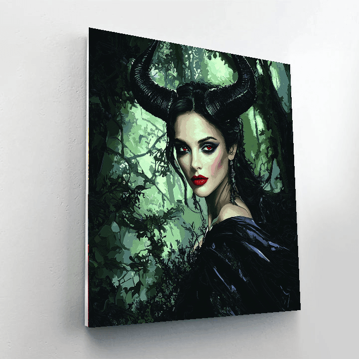 Angelina Jolie: Empress Of The Silver Screen Numbered Painting Kits
