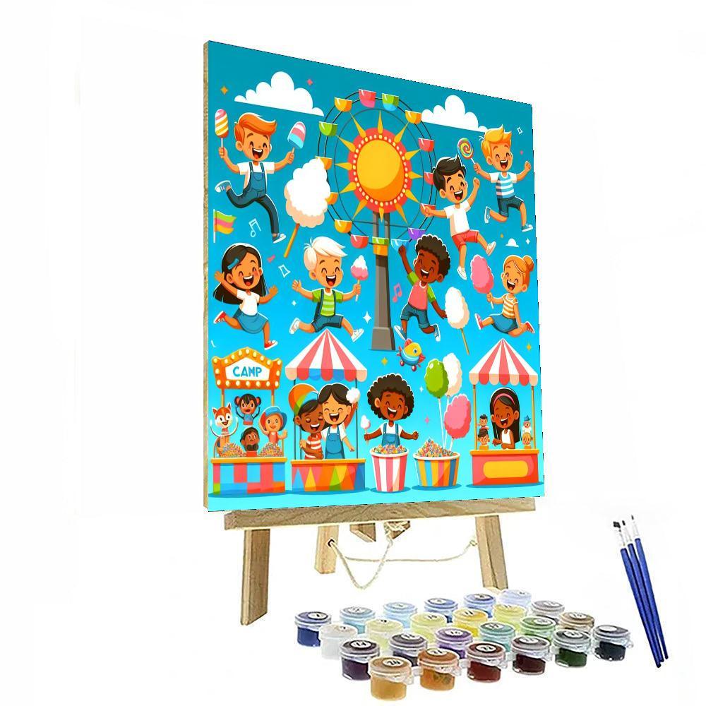Festive Carnival Of Colors Numbered Painting Kits