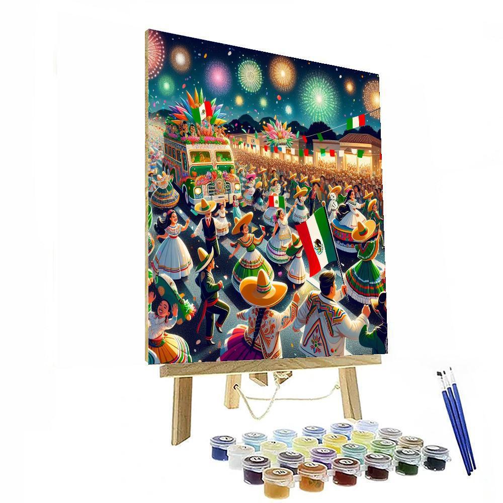Día De La Independencia - Mexico Painting By Numbers Kit