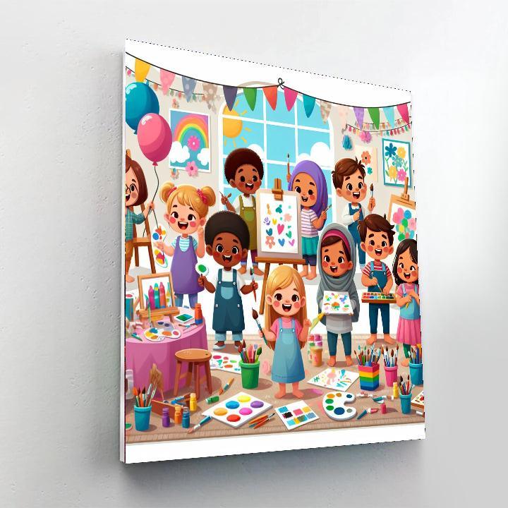 Creative Art Studio Fun Paint By Numbers