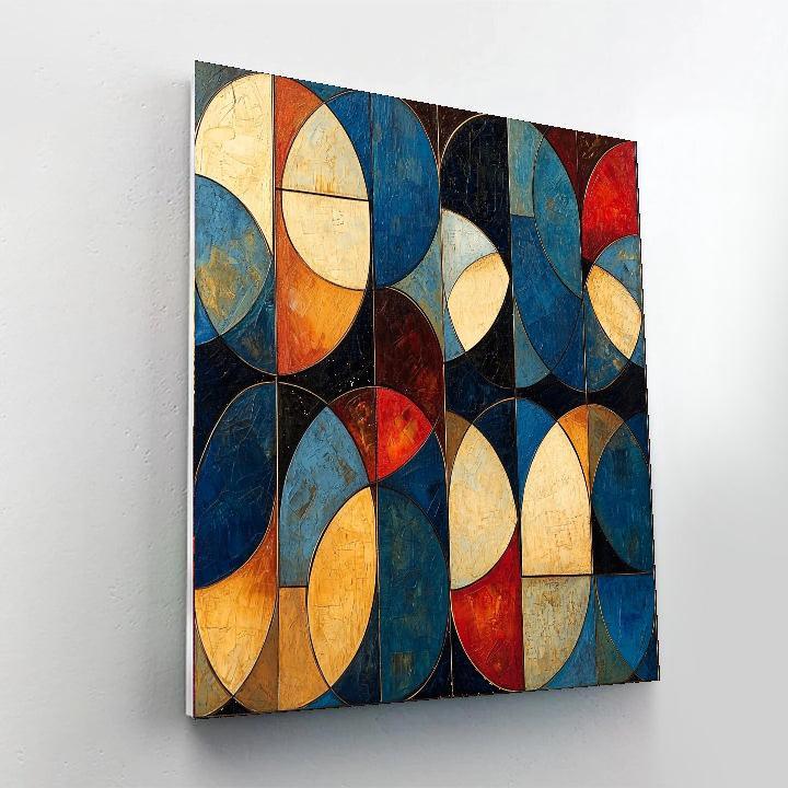 Paul Klee Inspired The Harmony Of Shapes  Paint By Number