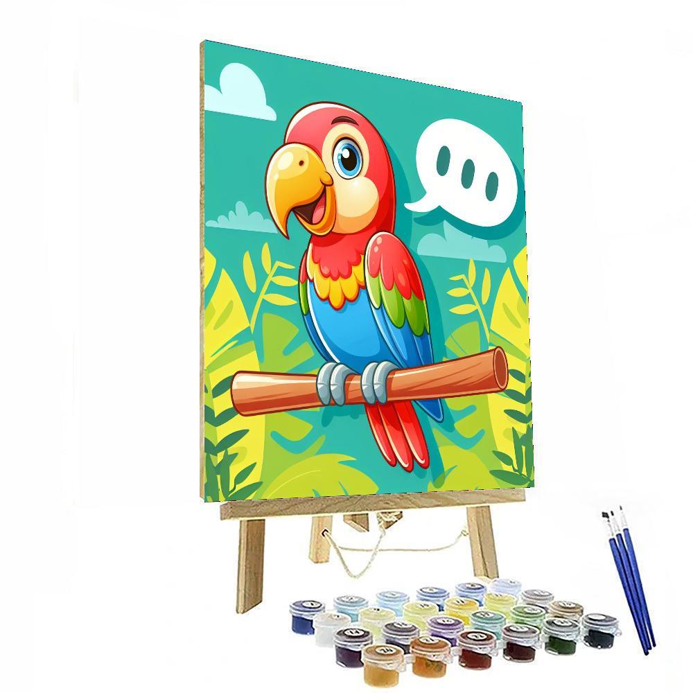 Chatty Parrot Numbered Painting Kits