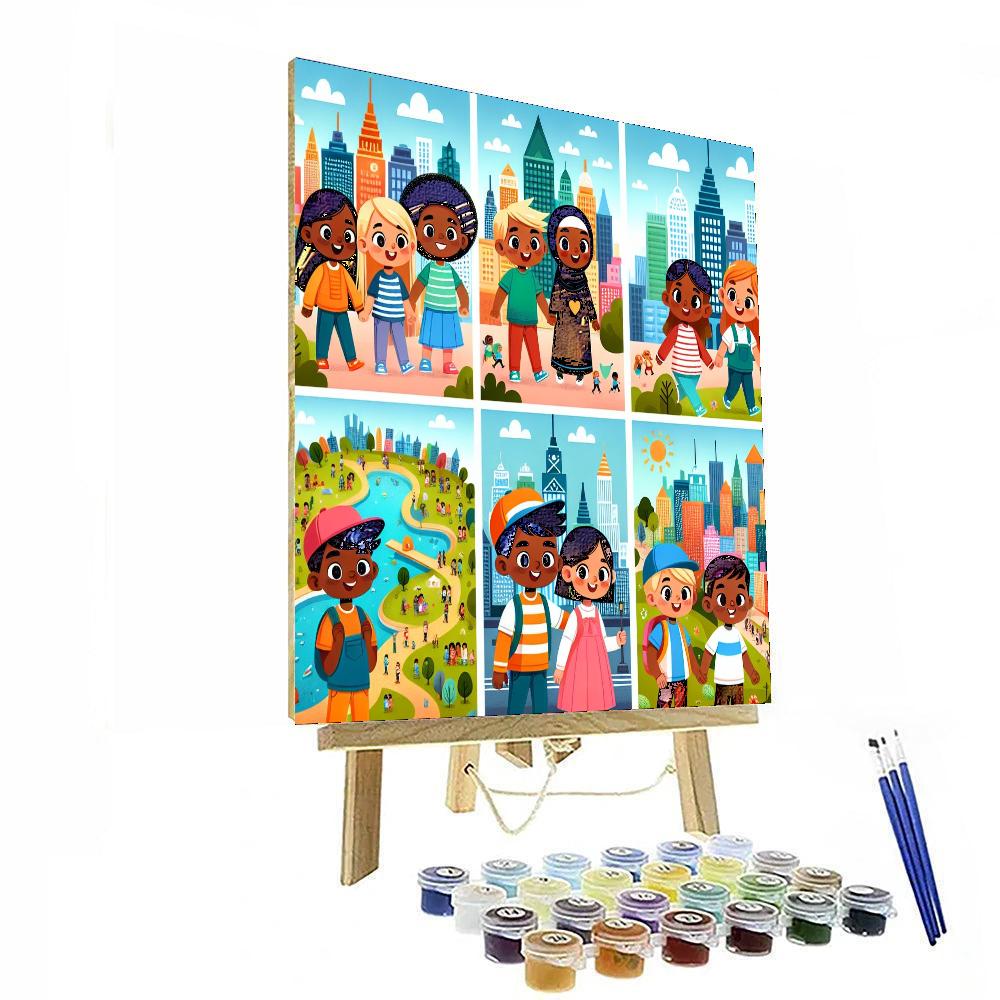 Urban Adventure Playground Paint By Color