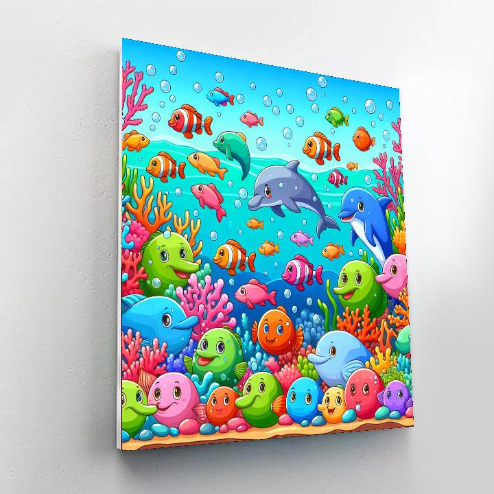 Amazing Underwater World Paint By Numbers