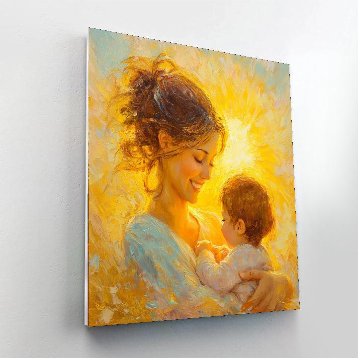 Radiant Mother’s Love Numbered Painting Kits