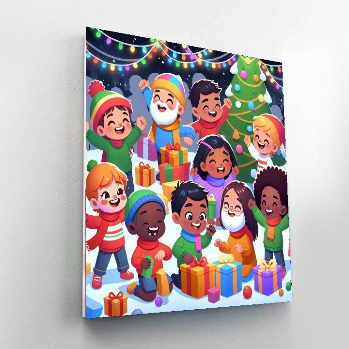 Magical Holiday Celebration Paint By Color