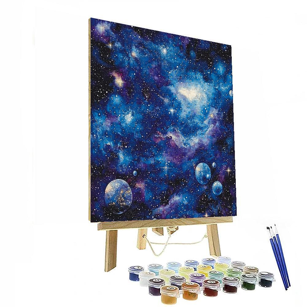 Georges Seurat Inspired Celestial Abundance  Paint By Numbers Art