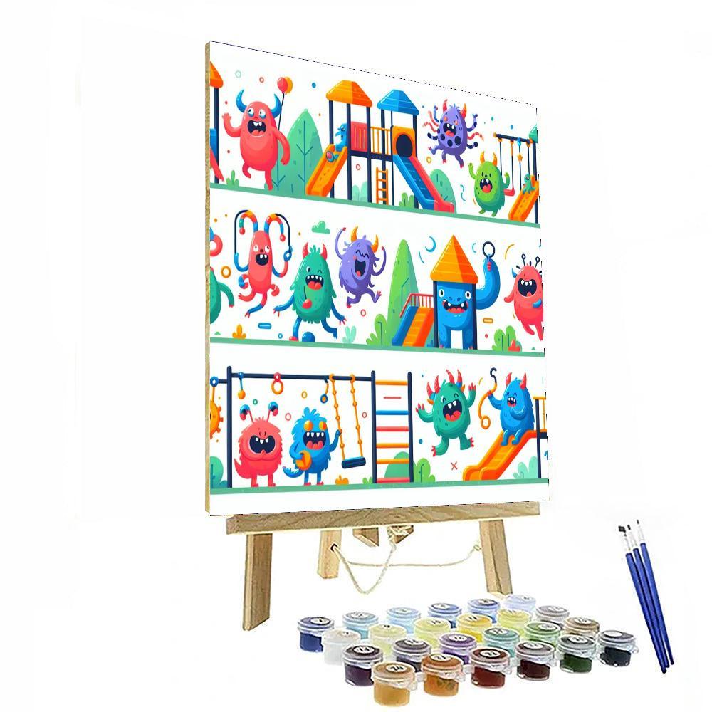 Silly Monsters Playtime Numbered Painting Kits