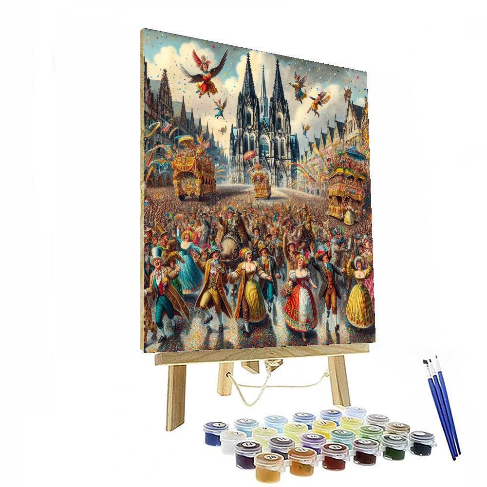 Kölner Karneval - Cologne, Germany DIY Paint By Numbers