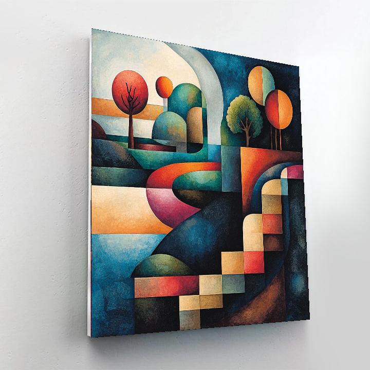 Paul Klee Inspired Harmony Of Vibrant Rhythms  Paint By Number