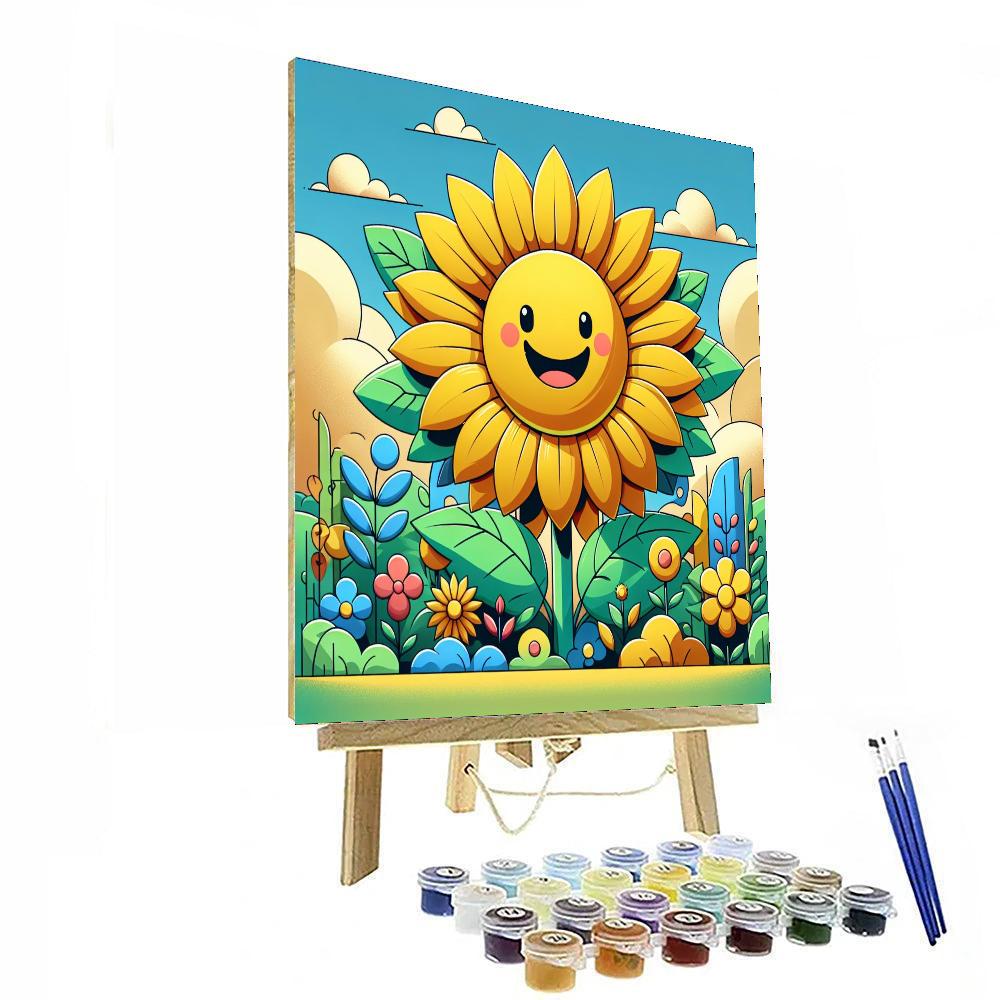 Gigantic Sunflower Numbered Painting Kits