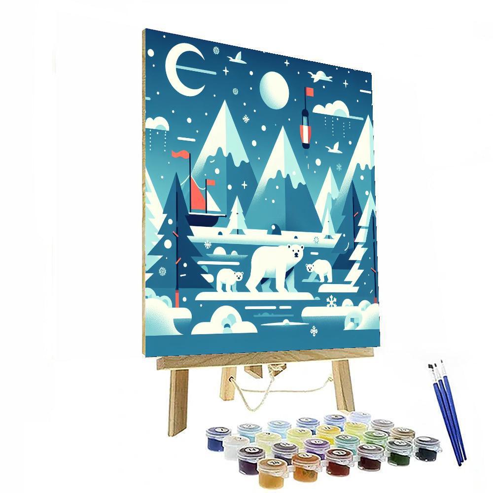 Polar Expedition Journey Numbered Painting Kits
