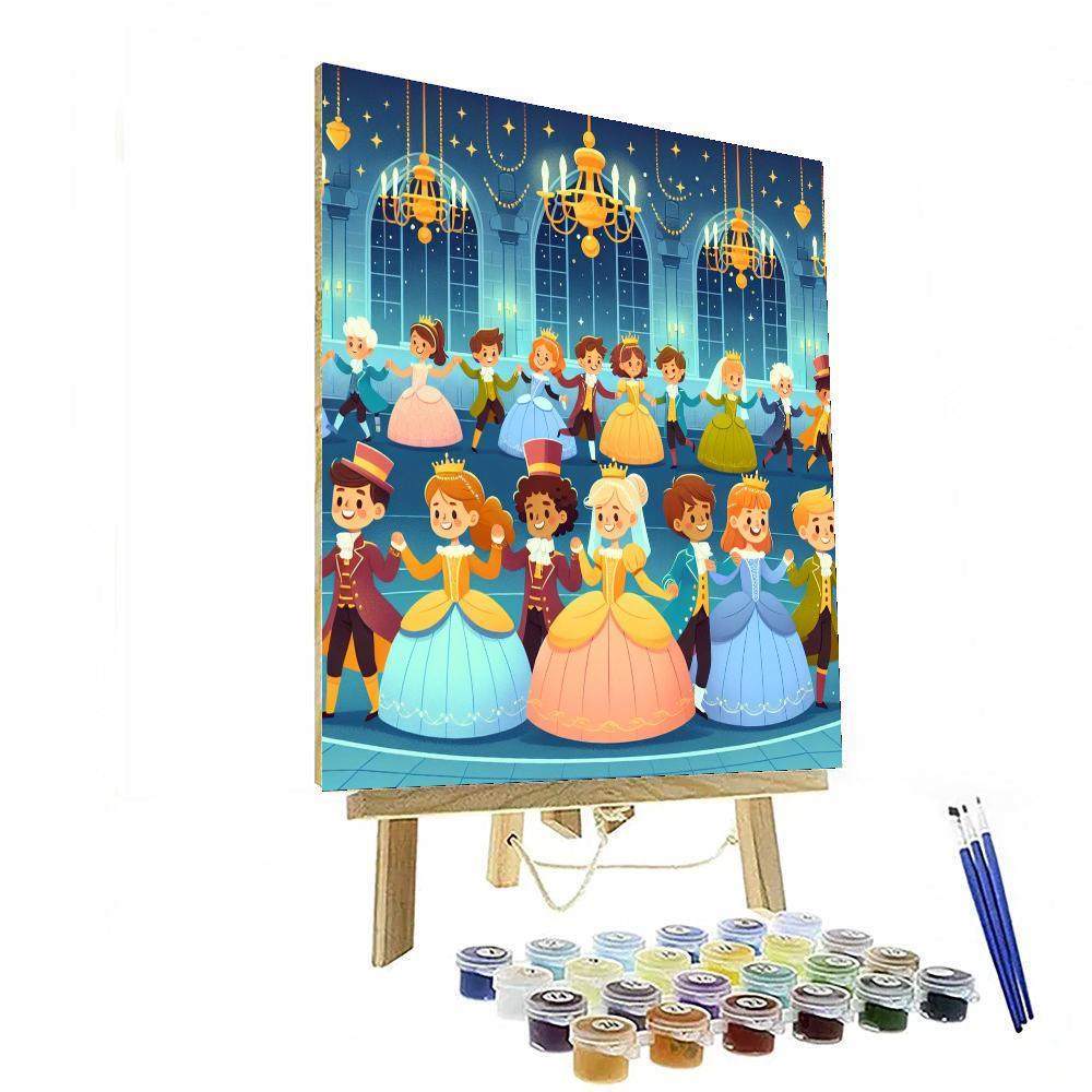 Moonlight Castle Ball Paint By Number