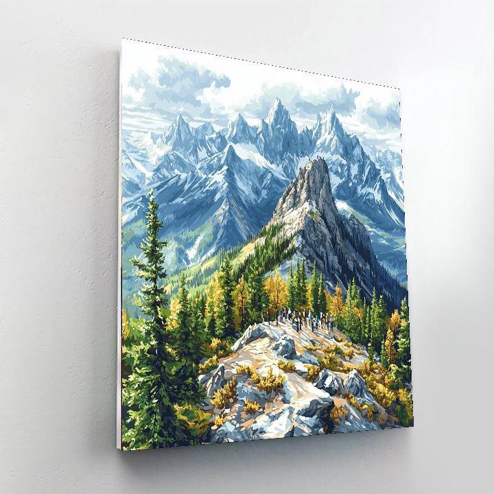 Banff Gondola - Canada Numbered Painting Kits