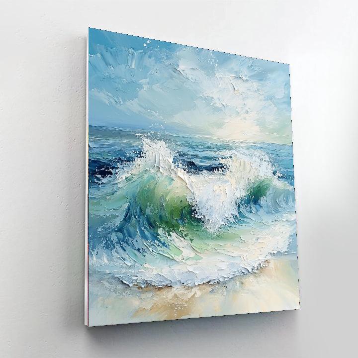 Paul Cézanne Inspired Echoes Of The Ocean  Paint By Numbers Art