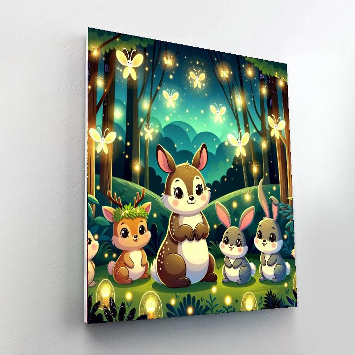 Firefly Forest Fables Numbered Painting Kits