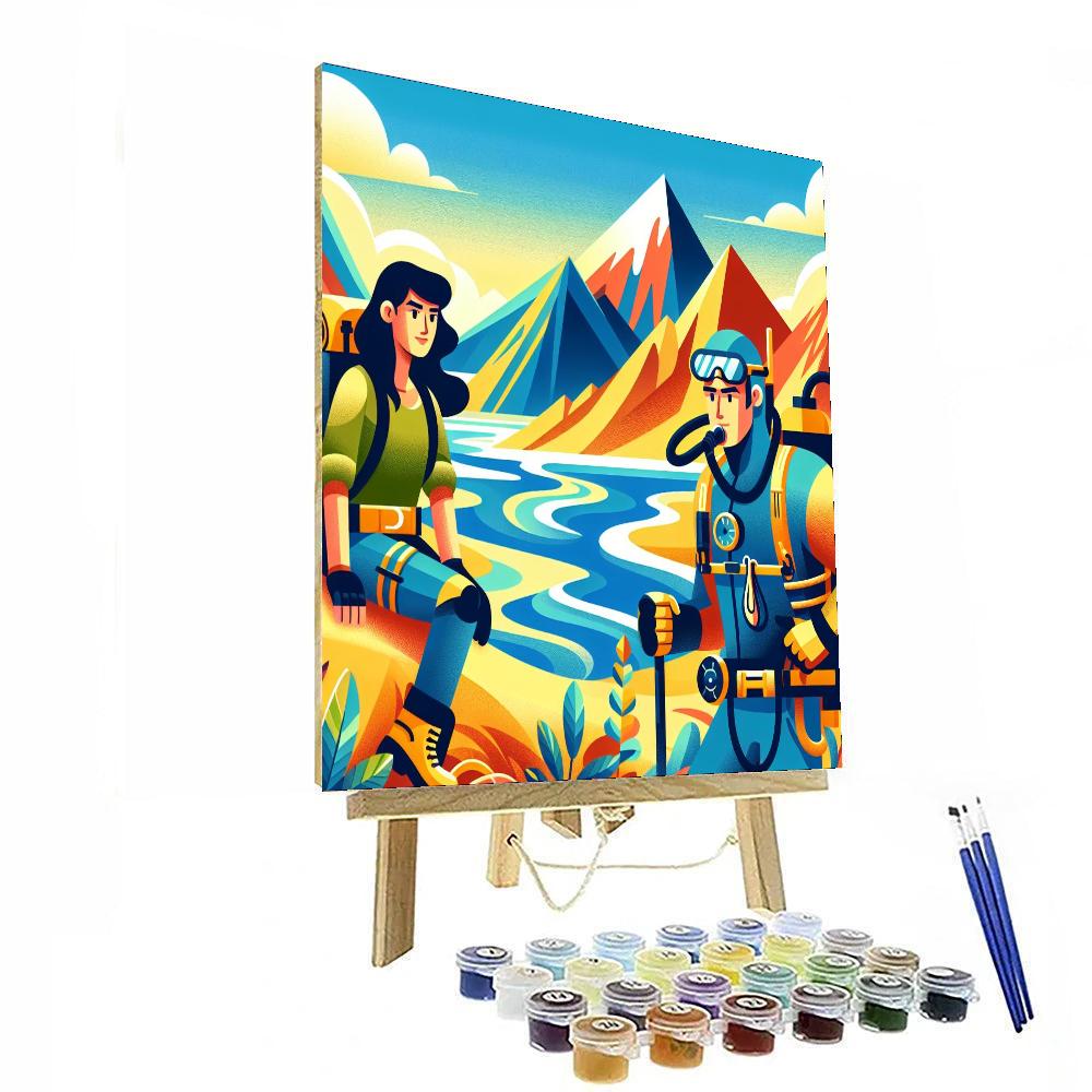 Exploration Excursion Number Painting