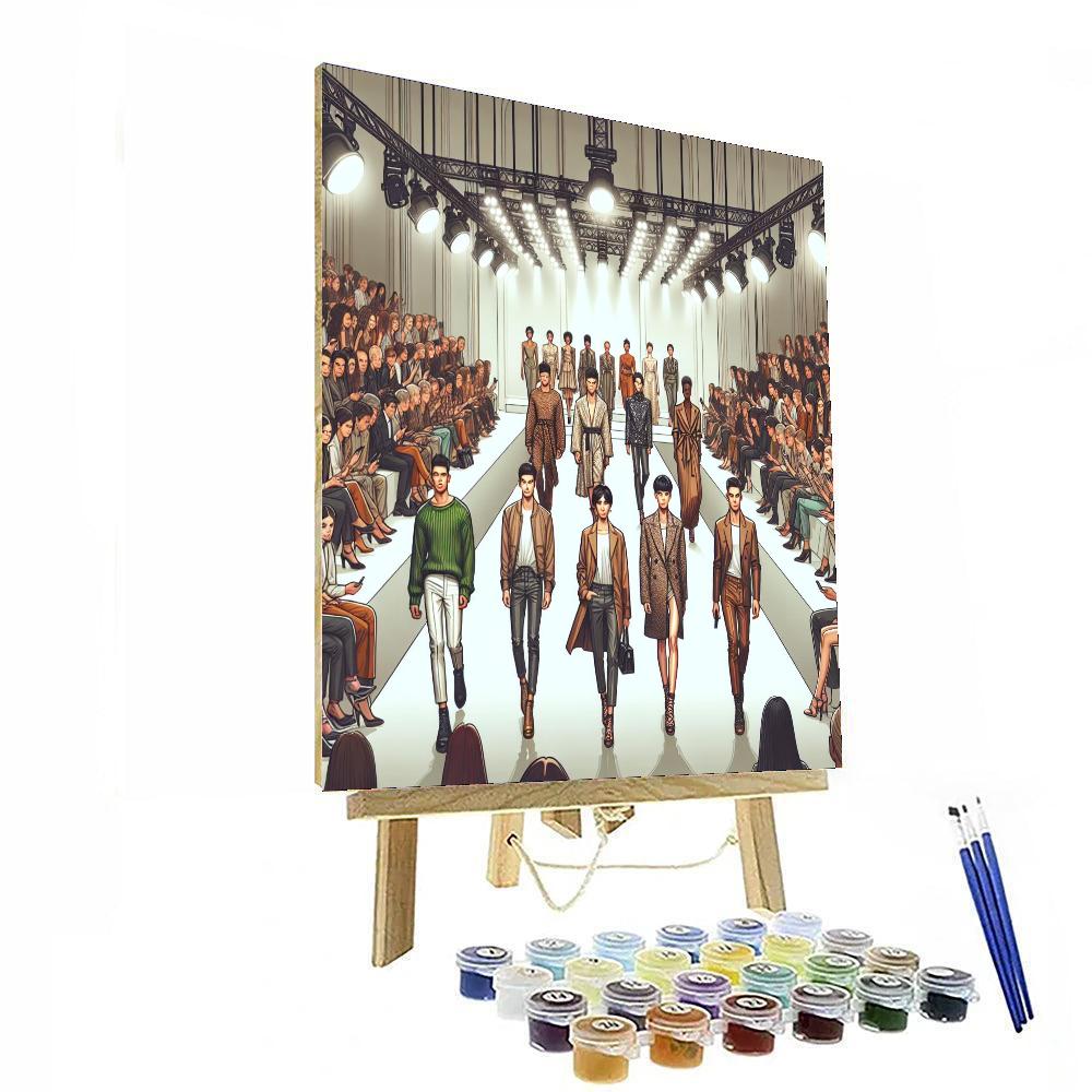 London Fashion Week - United Kingdom Number Painting