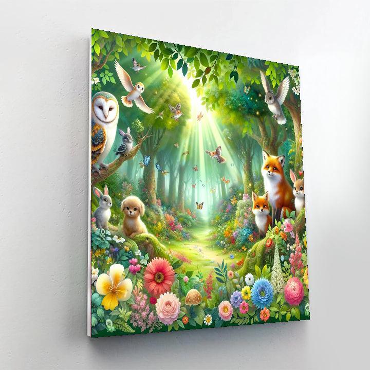 Mysterious Forest Creatures Numbered Painting Kits