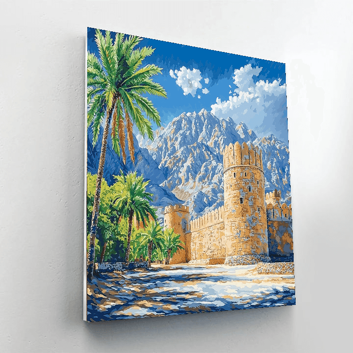 Nizwa Fort Painting By Numbers Kit