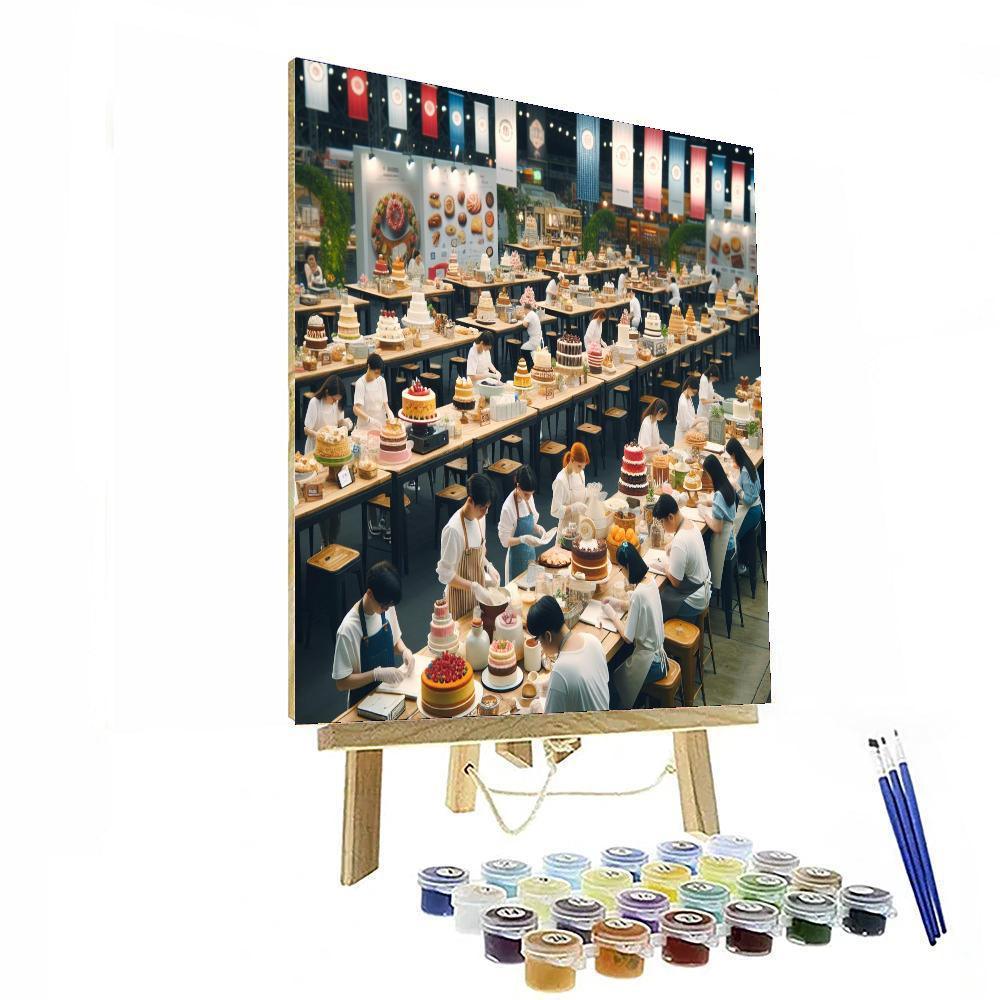 The Great British Bake Off Festival Number Painting