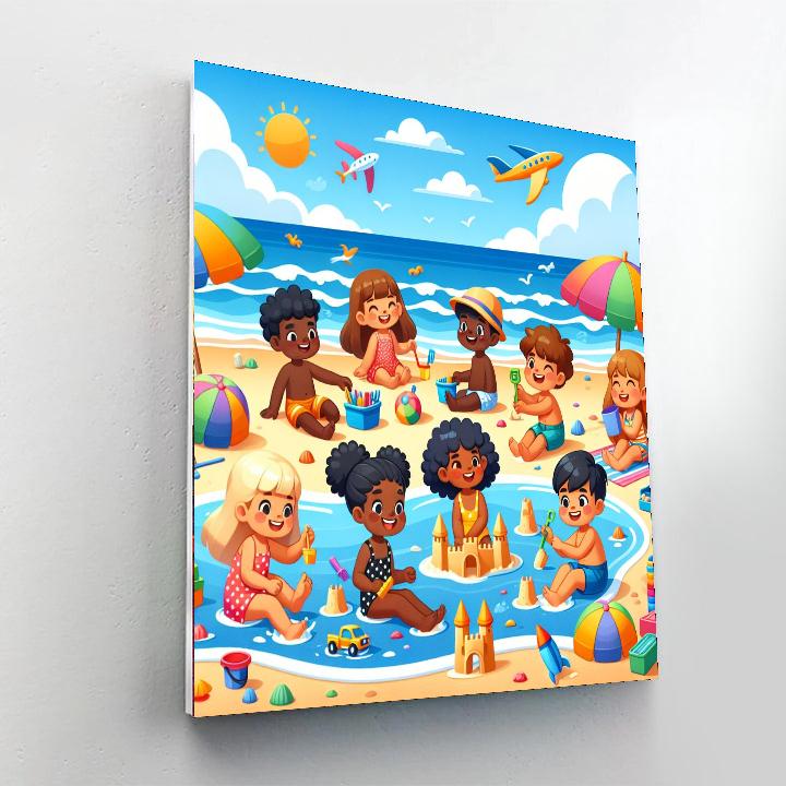 Sunny Summer Splash Paint By Color