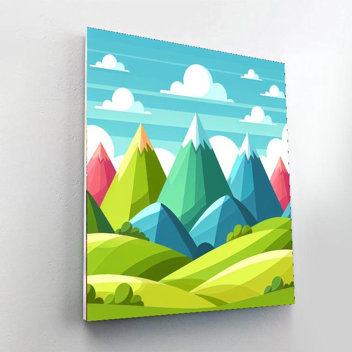 Mystic Mountain Numbered Painting Kits