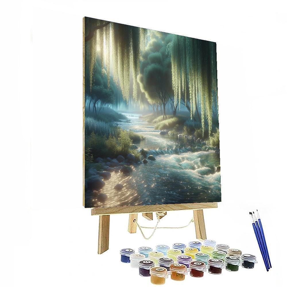 Enchanting Stream Sanctuary Paint By Numbers