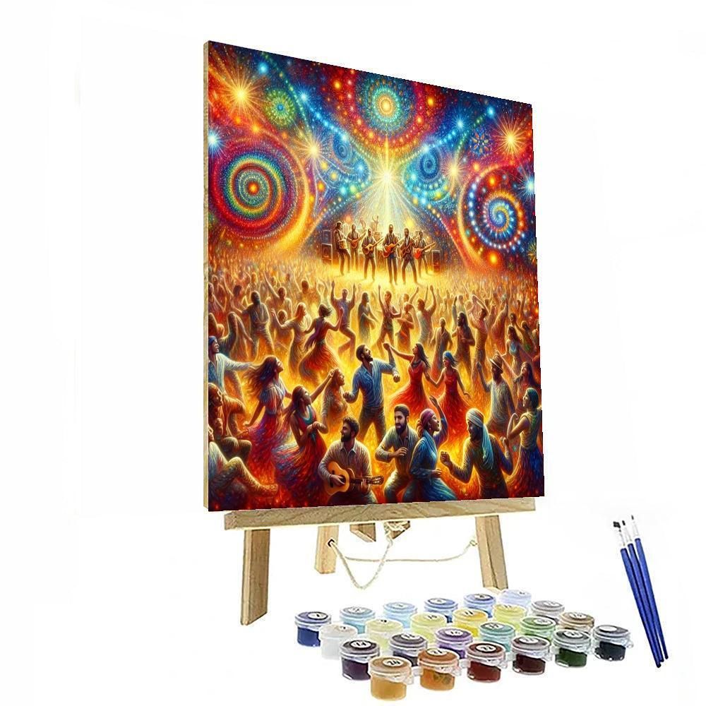 Lively Music Festival DIY Paint By Numbers