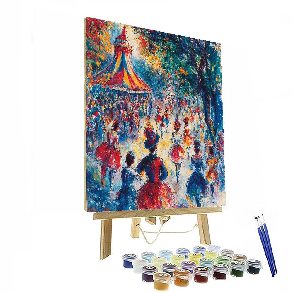 Marc Chagall Inspired Harlequin Dreams  Paint By Number