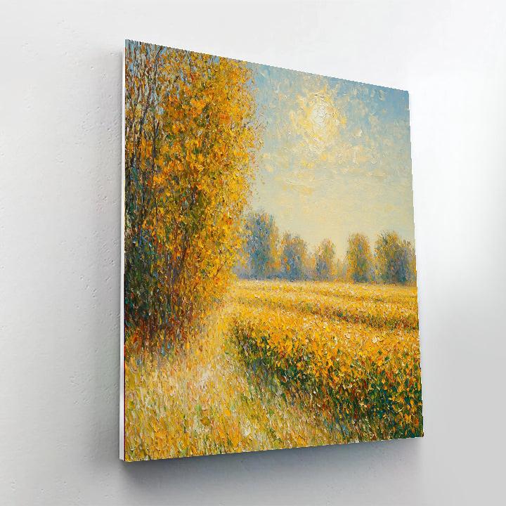 Claude Monet Inspired The Glorious Harvest  Paint By Numbers Kits