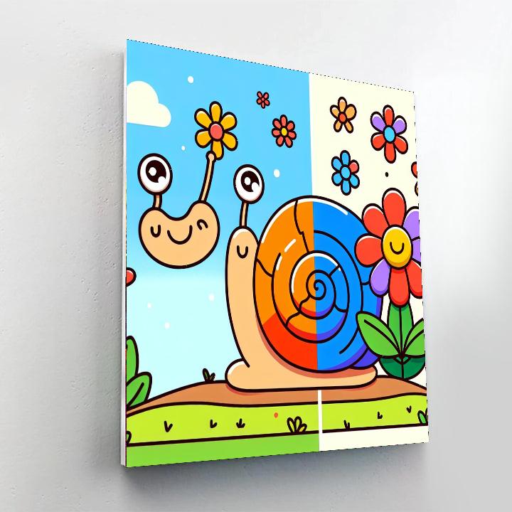 Happy Snail Paint By Numbers Kits