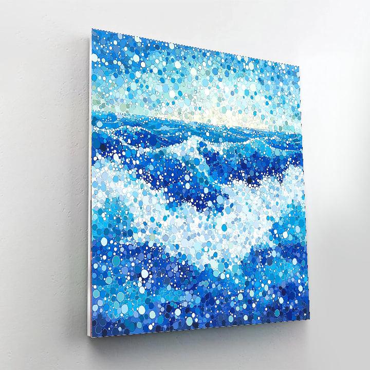 Georges Seurat Inspired Symphony Of The Sea  Number Painting