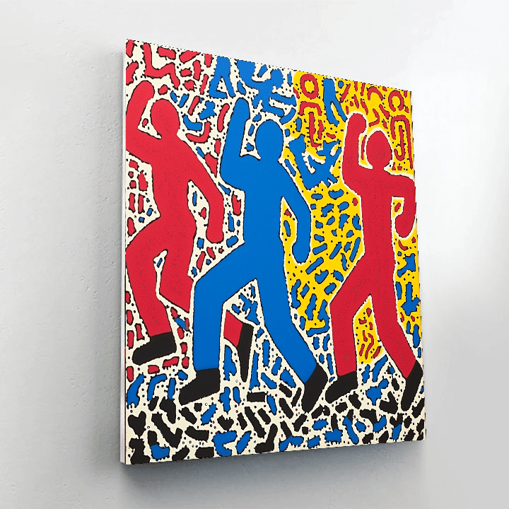 Keith Haring Inspired Urban Jungle Adventure  Painting By Numbers Kit