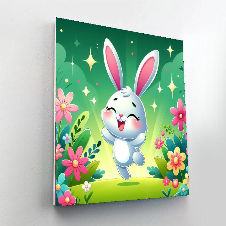 Bouncing Bunny Garden Paint By Numbers Kits