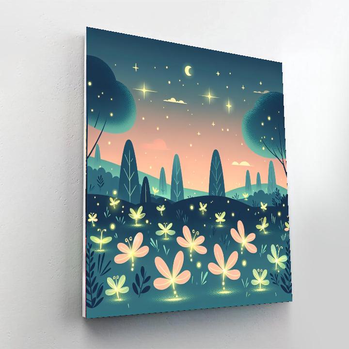 Fanciful Firefly Festival Painting By Numbers Kit