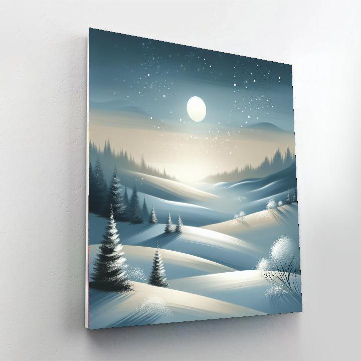 Magic Of Winter Nights Paint By Number