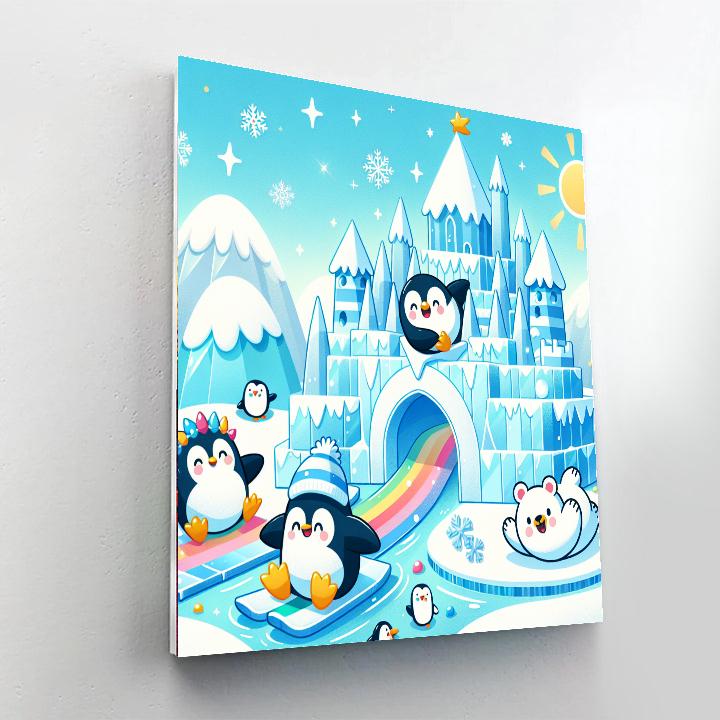 Ice Kingdom Exploration DIY Paint By Numbers