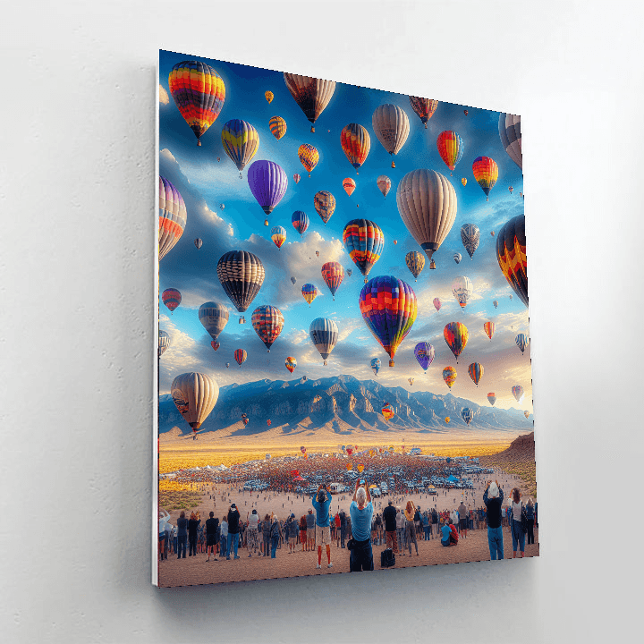 Balloon Fiesta - Albuquerque, Usa Paint By Number