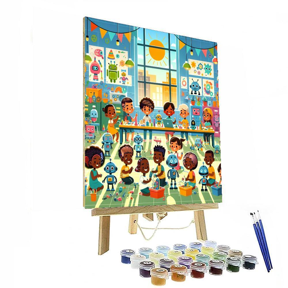 Jolly Robot Workshop Paint By Color