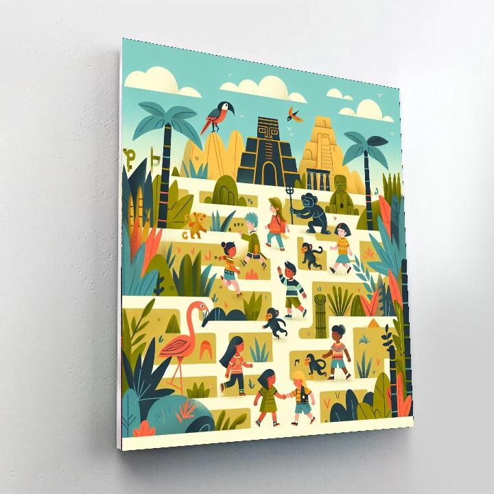 Jungle Mystery DIY Paint By Numbers