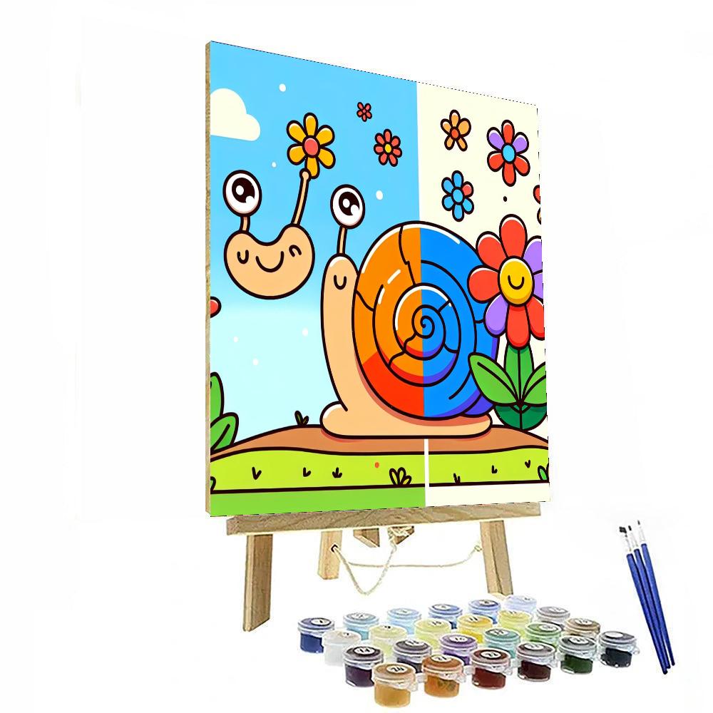 Happy Snail Paint By Numbers Kits