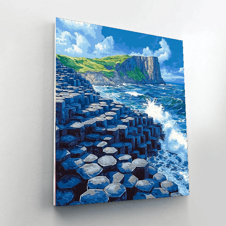 The Giant's Causeway - Northern Ireland Numbered Painting Kits