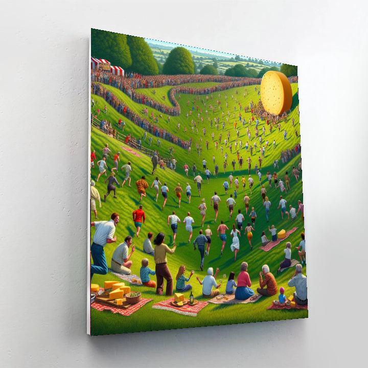Cooper’s Hill Cheese-rolling Festival - England Paint By Numbers Kits