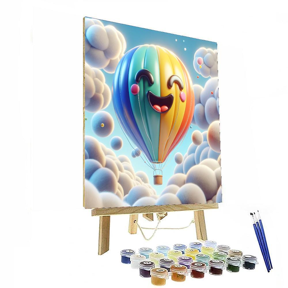 Cheerful Balloon Paint By Numbers Kits