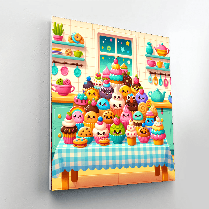 Sweet Tooth Dessert DIY Paint By Numbers