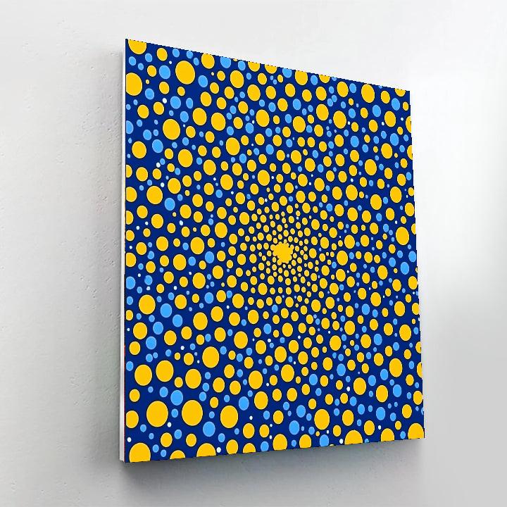 Yayoi Kusama Inspired Dot Universe  DIY Paint By Numbers