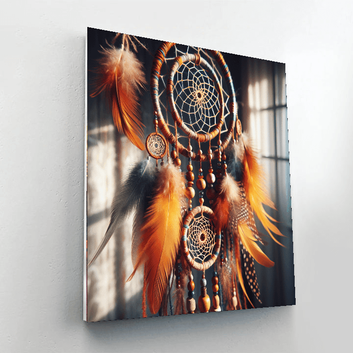 Bohemian Dream Catcher Number Painting