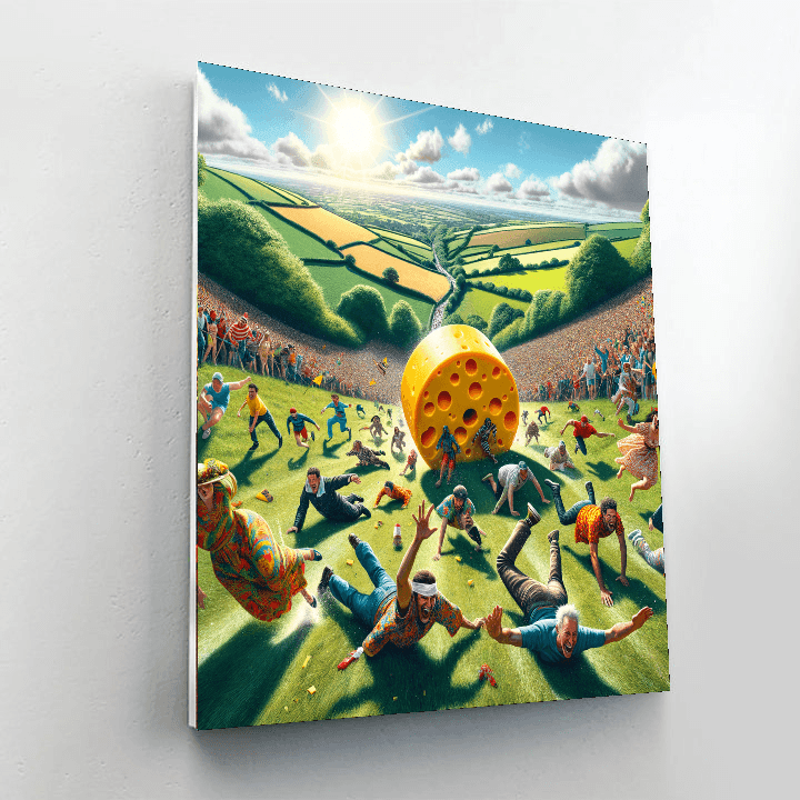 Cooper's Hill Cheese-rolling - England Paint By Color
