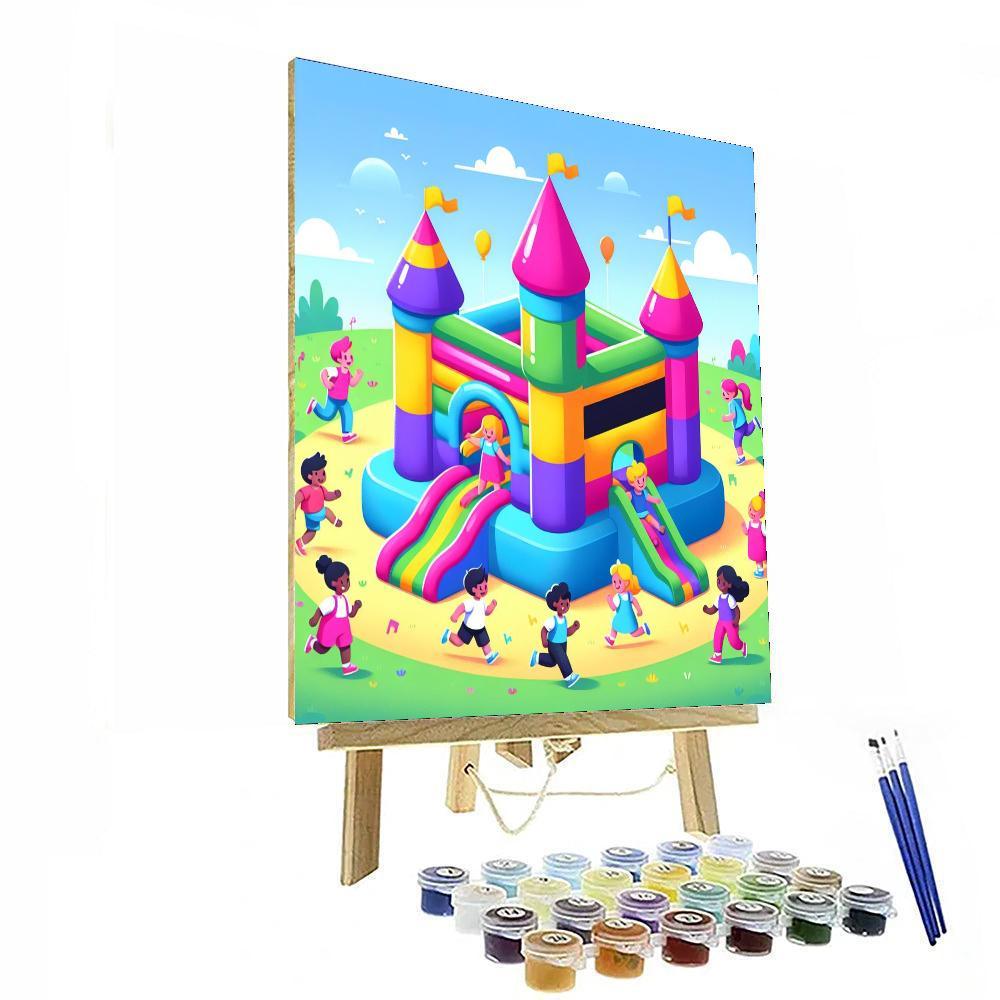 Bouncy Castle Fantasy Number Painting